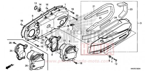 SEITENABDECKUNG, LINKS NSS125ADH de 2017